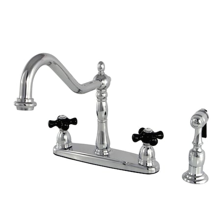 Kingston Brass Duchess Centerset Kitchen Faucet, Chrome KB1751PKXBS